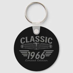 Liefhebber van Oldtimers 1966 Gemaakt in 1966 60e Sleutelhanger