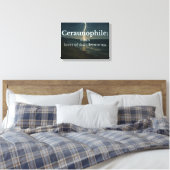Liefhebber van onweersbuien canvas afdruk (Insitu (Slaapkamer))