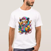 Liefhebber van opossum basketbal t-shirt (Voorkant)