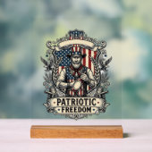 Liefhebber van patriottische hete saus acryl bord (Neutraal)