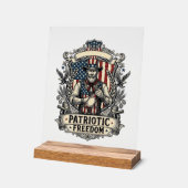 Liefhebber van patriottische hete saus acryl bord (Hoek)