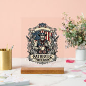 Liefhebber van patriottische hete saus acryl bord (Huwelijk)