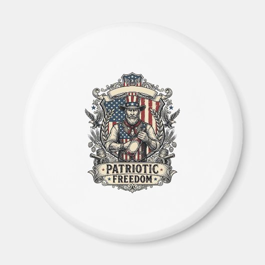 Liefhebber van patriottische hete saus magneet (Voorkant)