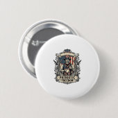 Liefhebber van patriottische hete saus ronde button 5,7 cm (Voorkant /achterkant)