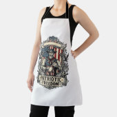 Liefhebber van patriottische hete saus schort (Insitu)