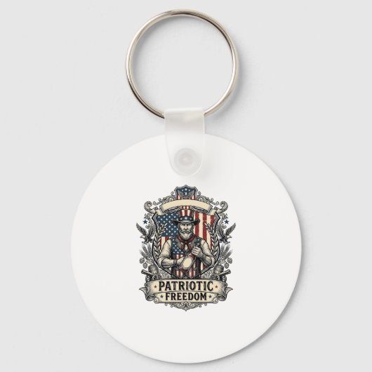 Liefhebber van patriottische hete saus sleutelhanger (Voorkant)