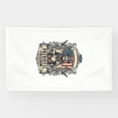 Liefhebber van patriottische hete saus spandoek (Horizontaal)