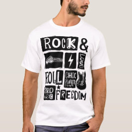 Liefhebber van Rock & Roll-muziek T-shirt