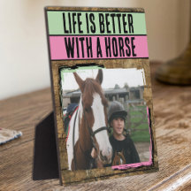 Liefhebber van ruiterij 1 foto roze groen