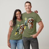 Liefhebber van Shih Tzu Dog en Cockatoo Bird URM T-shirt (Unisex)
