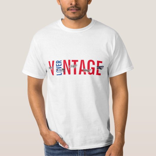 Liefhebber van Vintage T-shirt (Voorkant)