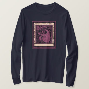 Liefhebber van vintageboeken Art Nouveau letterkun T-shirt