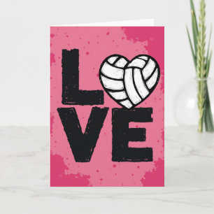 Liefhebber van Volleybal Sport Kaart