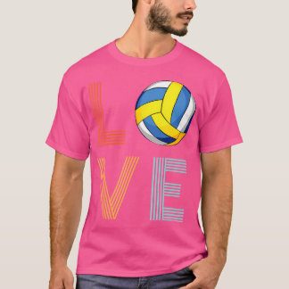 Liefhebber van volleybal t-shirt