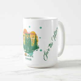 Liefhebber van Wilde Dieren Kleurrijk Design Koffiemok