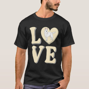 Liefhebber van witte Duitse herder T-shirt