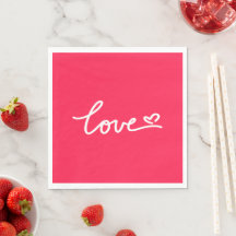 Liefhebber van witte tekst op roze