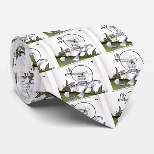 liefhebber van yorkshire decathlons stropdas (Opgerold)