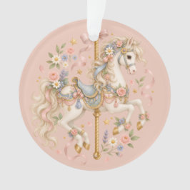Liefhebberig Carrousel Paard Vintage Kunst Ornament