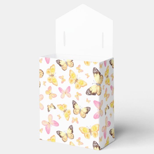 liefhebberij met een leuke vlinder bedankdoosjes (Geopend)