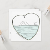 Liefhebbers bij eerste duik (xox) kaart (Voorkant / Achterkant in situ)