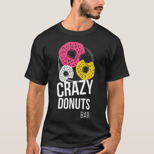 liefhebbers donuts vogelbagel t-shirt (Voorkant)