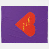 LIEFHEBBERS FLEECE DEKEN (Voorkant (Horizontaal))