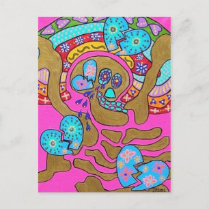 Liefhebbers gebroken harten & tranen Dag van de Do Briefkaart