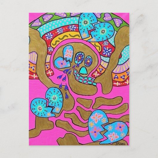 Liefhebbers gebroken harten & tranen Dag van de Do Briefkaart (Voorkant)