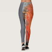 Liefhebbers houden van passie paar gepassioneerd v leggings (Achterkant)