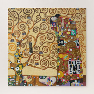 Liefhebbers in de boom des levens   Gustav Klimt   Legpuzzel