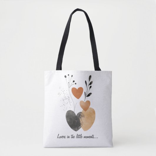 Liefhebbers in de kleine momenten - Boho houden va Tote Bag (Voorkant)