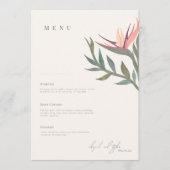 Liefhebbers in het Paradijs 5x7 Flat Menu (Voorkant)