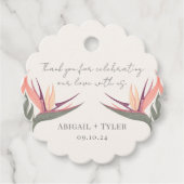 Liefhebbers in het Paradijs Bedankjes Labels (Voorkant)