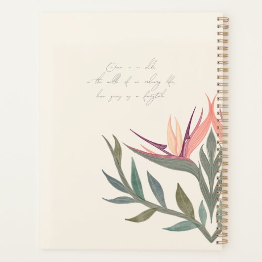 Liefhebbers in het paradijs Bruiloft Planner (Achterkant)