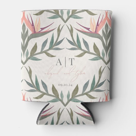 Liefhebbers in het Paradijs Gepersonaliseerd Blikjeskoeler (Voorkant)