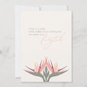 Liefhebbers in het Paradijs Save The Date (Achterkant)