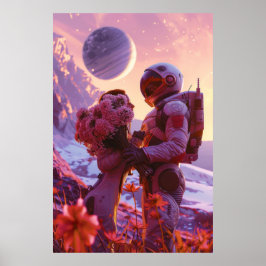 Liefhebbers in NO MAN's SKY Videogame vieren Vict Poster
