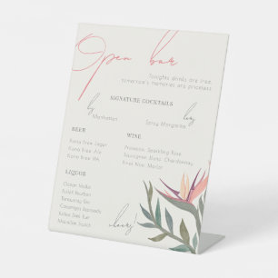 Liefhebbers in Paradise Bar Pedestal Sign Reclamebord Met Voetstuk