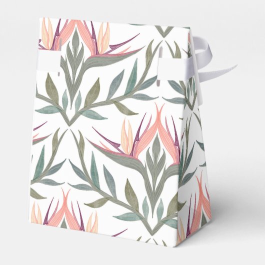 Liefhebbers in Paradise Favor Box Bedankdoosjes (Achterkant)