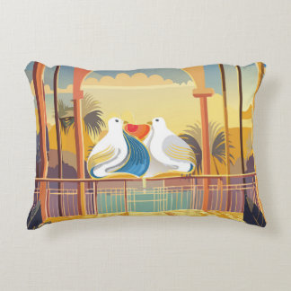 Liefhebbers in Paradise Pillow Accent Kussen