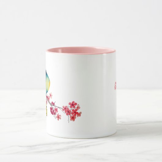 Liefhebbers op Cherry Blossom Mok (Midden)