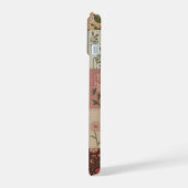 Liefhebbers Patchwork Quilt Bloemige Botanische Ro iPhone 15 Case (Linkerkant)
