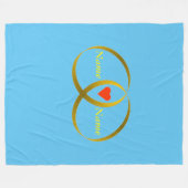 LIEFHEBBERS RINGEN FLEECE DEKEN (Voorkant (Horizontaal))