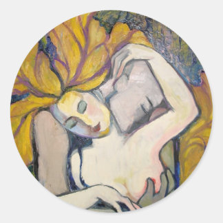 liefhebbers ronde sticker