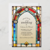 Liefhebbers Tarot Glas in lood stijl Europese brui Kaart (Achterkant)