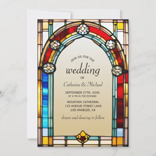 Liefhebbers Tarot Glas in lood stijl Europese brui Kaart (Achterkant)