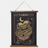 Liefhebbers Tarot Kaart Hangend Wandkleed (Voorkant)