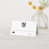 Liefhebbers tot de dood skeletten plaats kaart run plaatskaartje (Voorkant)