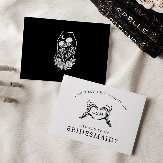 Liefhebbers tot de dood skeletten & Rozen Details Kaart